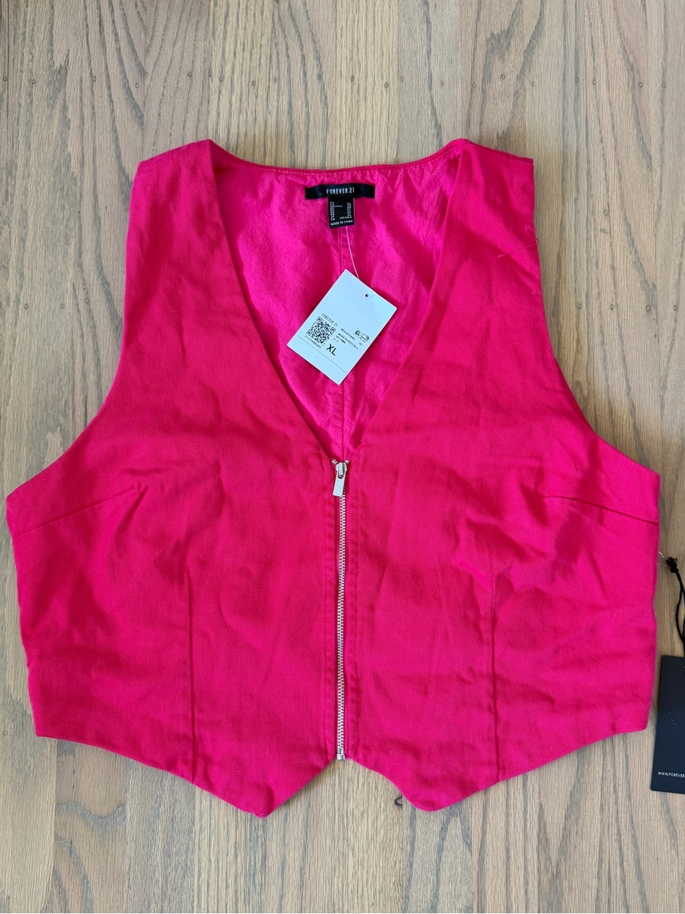 Pink vest top